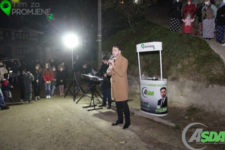 Predizborni skupovi A-SDA u Šerićima i Jastrepcu