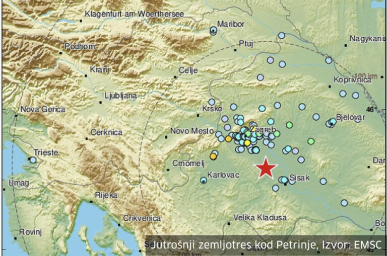 Hrvatsku jutros pogodila još tri zemljotresa