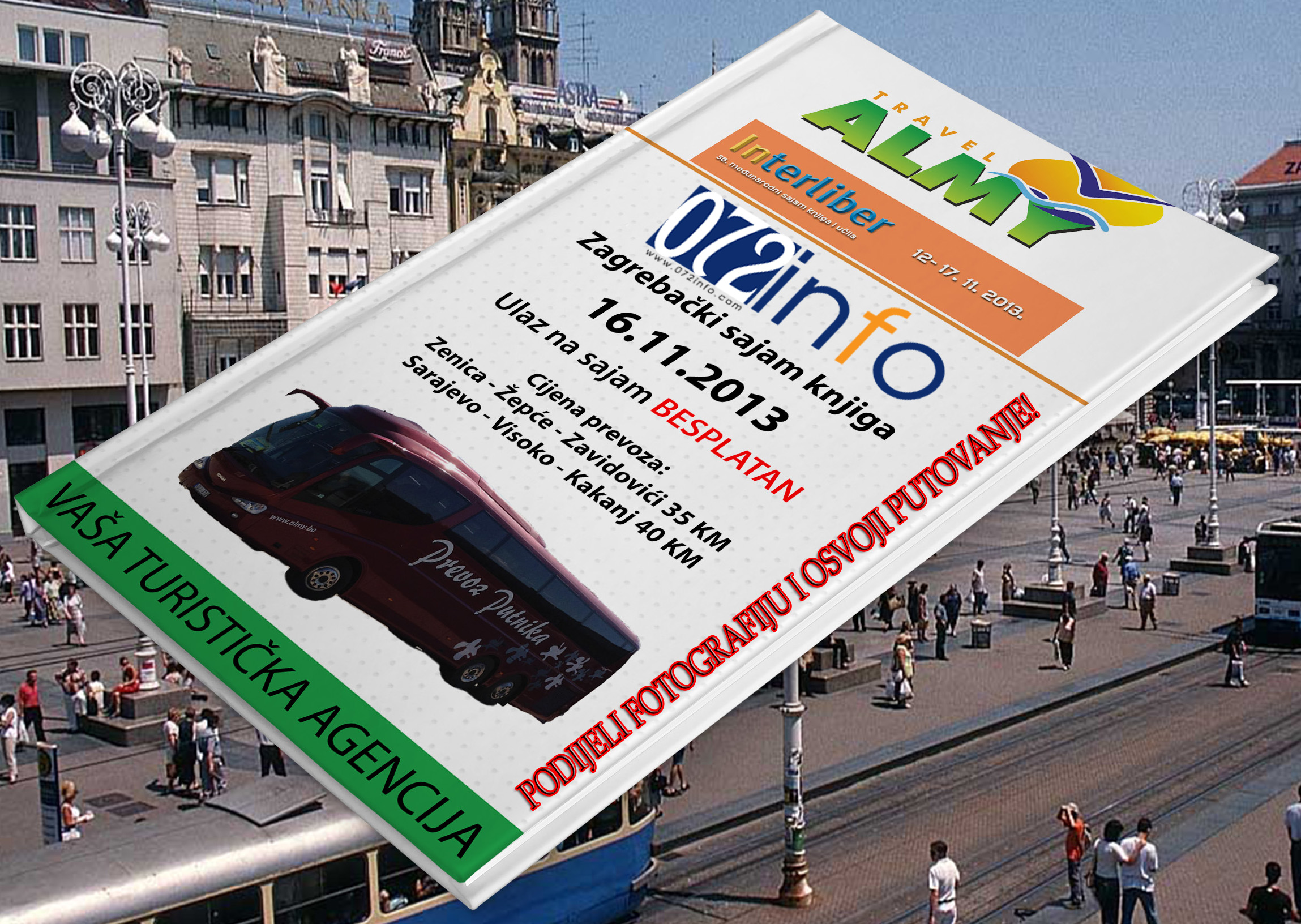 NAGRADNA IGRA: 072info i Almy Travel vas nagrađuju putovanjem u Zagreb