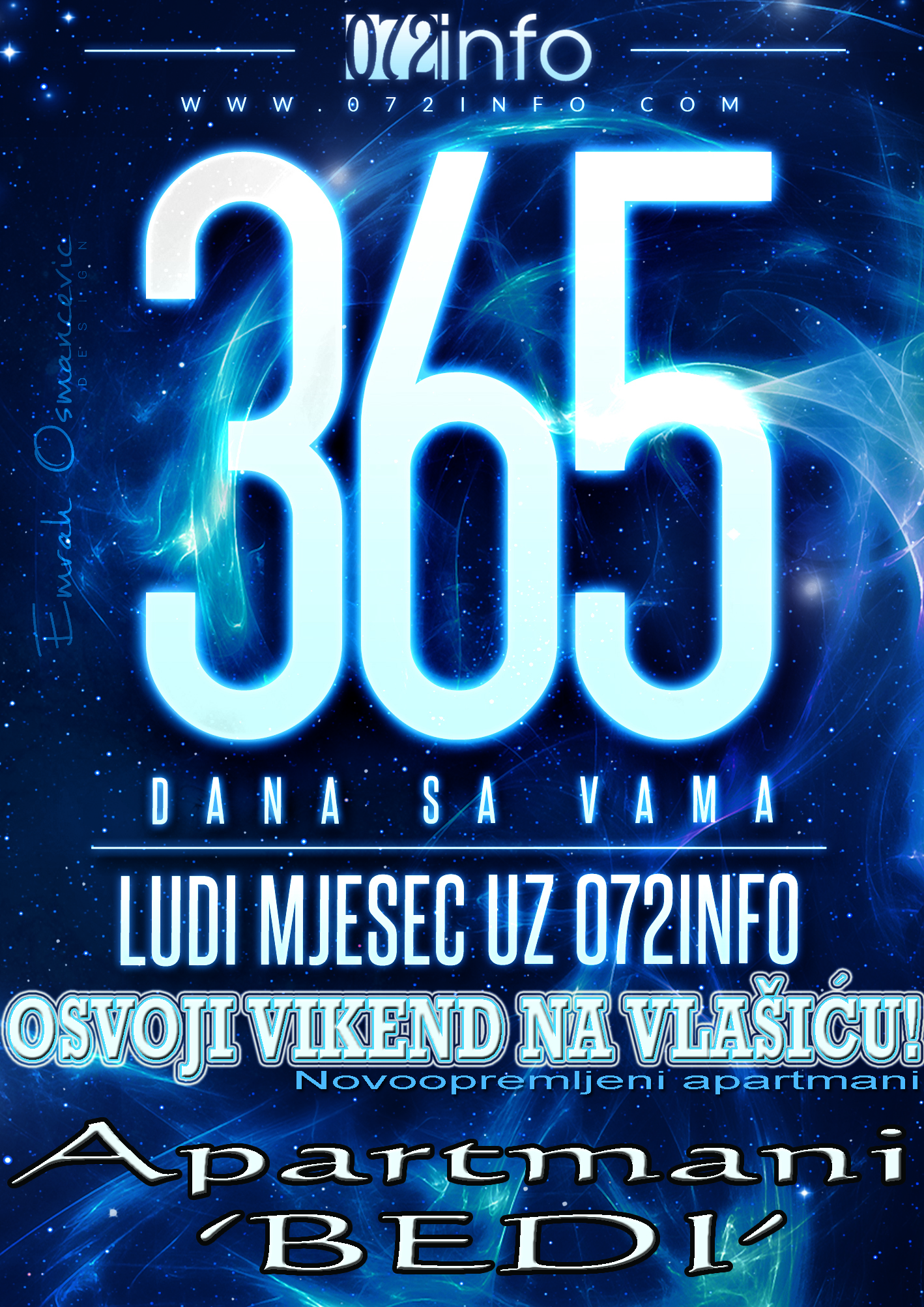 LUDI MJESEC UZ 072INFO: Osvoji vikend na Vlašiću u Apartmanima BEDI