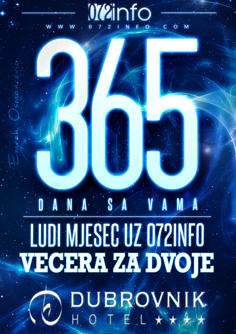 LUDI MJESEC UZ 072INFO: Osvoji večeru za dvoje u hotelu Dubrovnik