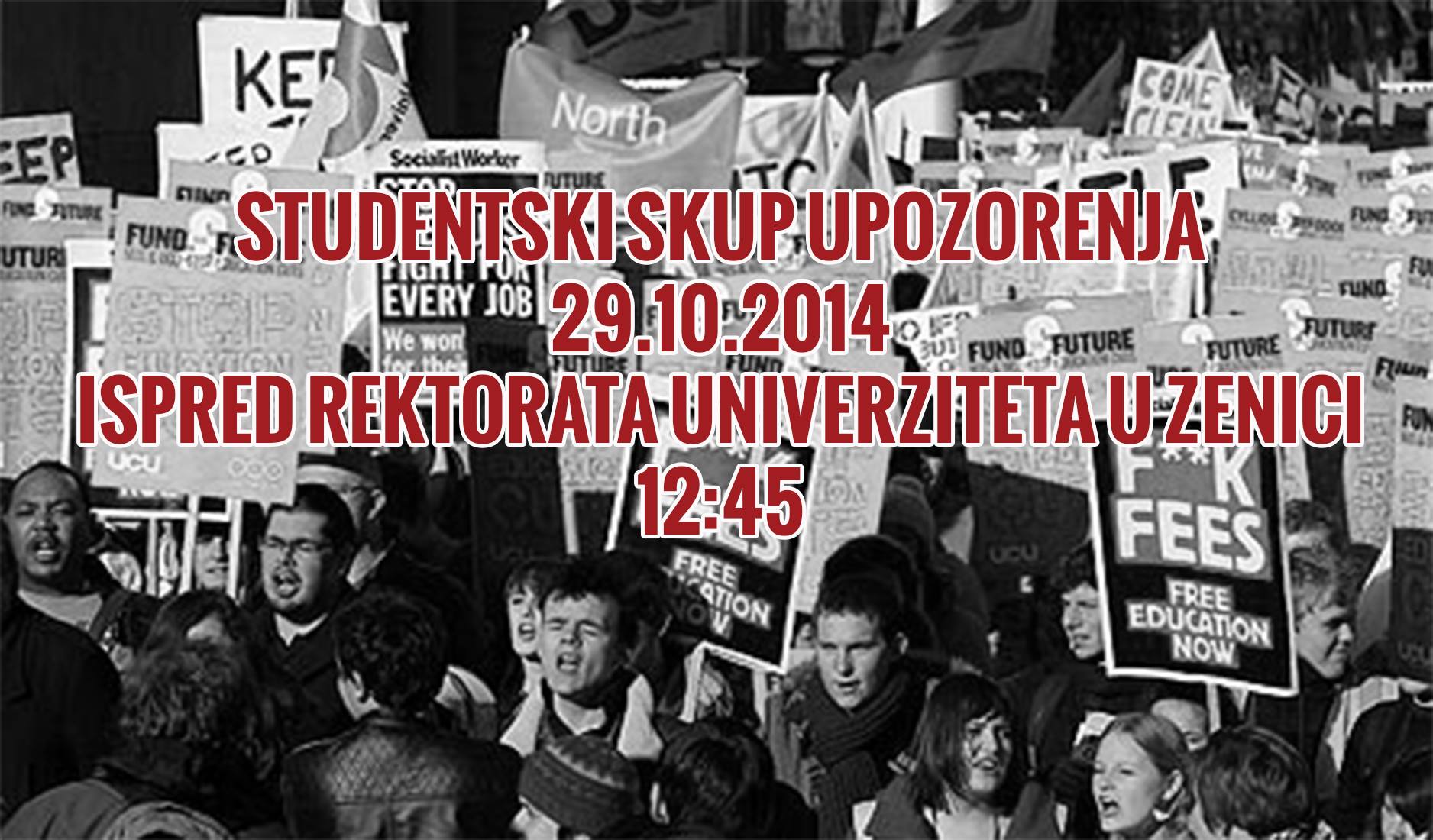 ZENIČKI STUDENTI PROTESTOVALI: Upozorili sa masovnim protestima