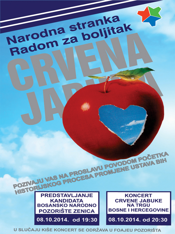 PLAKAT RADOM ZA BOLJITAK SKUP U ZENICI