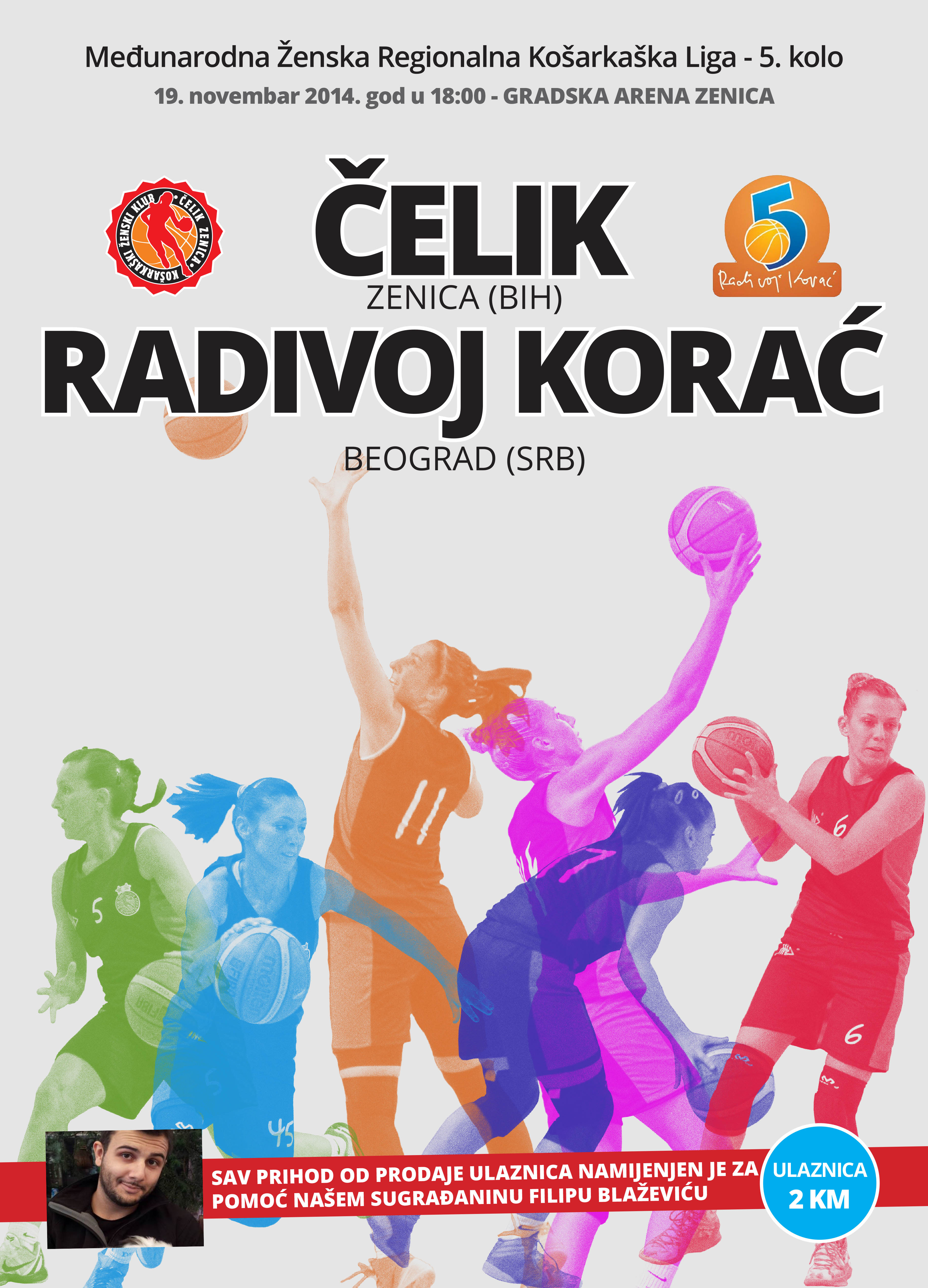 SVI U ARENU: Navijaj za KŽK Čelik i pomozi Filipu!