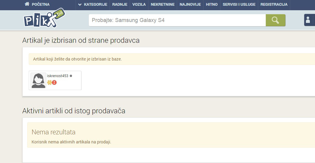 Pik.ba obrisao oglas o prodaji 7-godišnjeg dječaka Senada