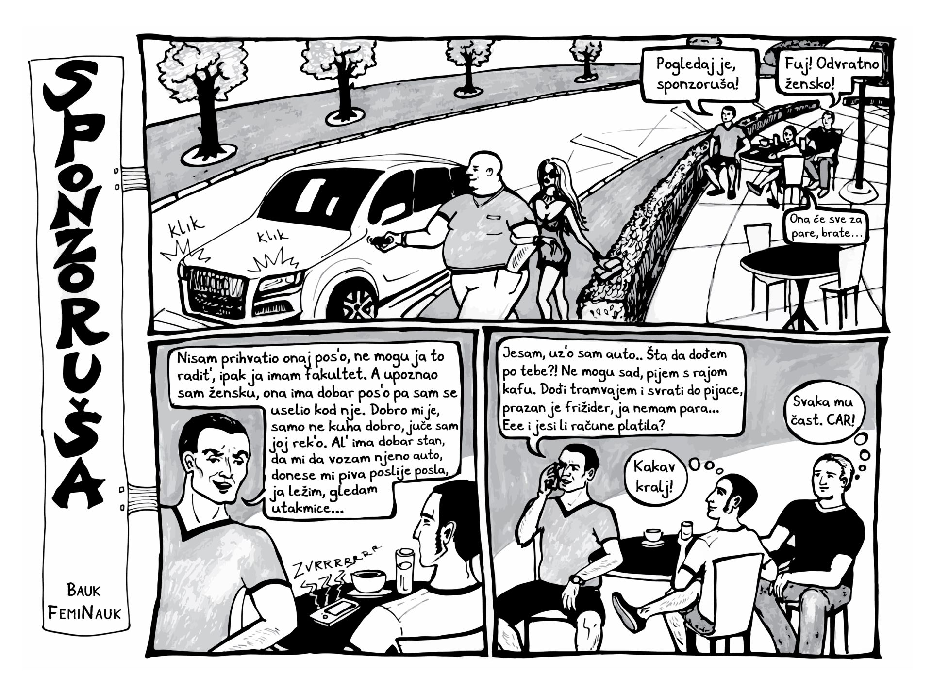 TPO FONDACIJA: Zenica i Tuzla domaćini izložbe stripova Bauk Feminauk