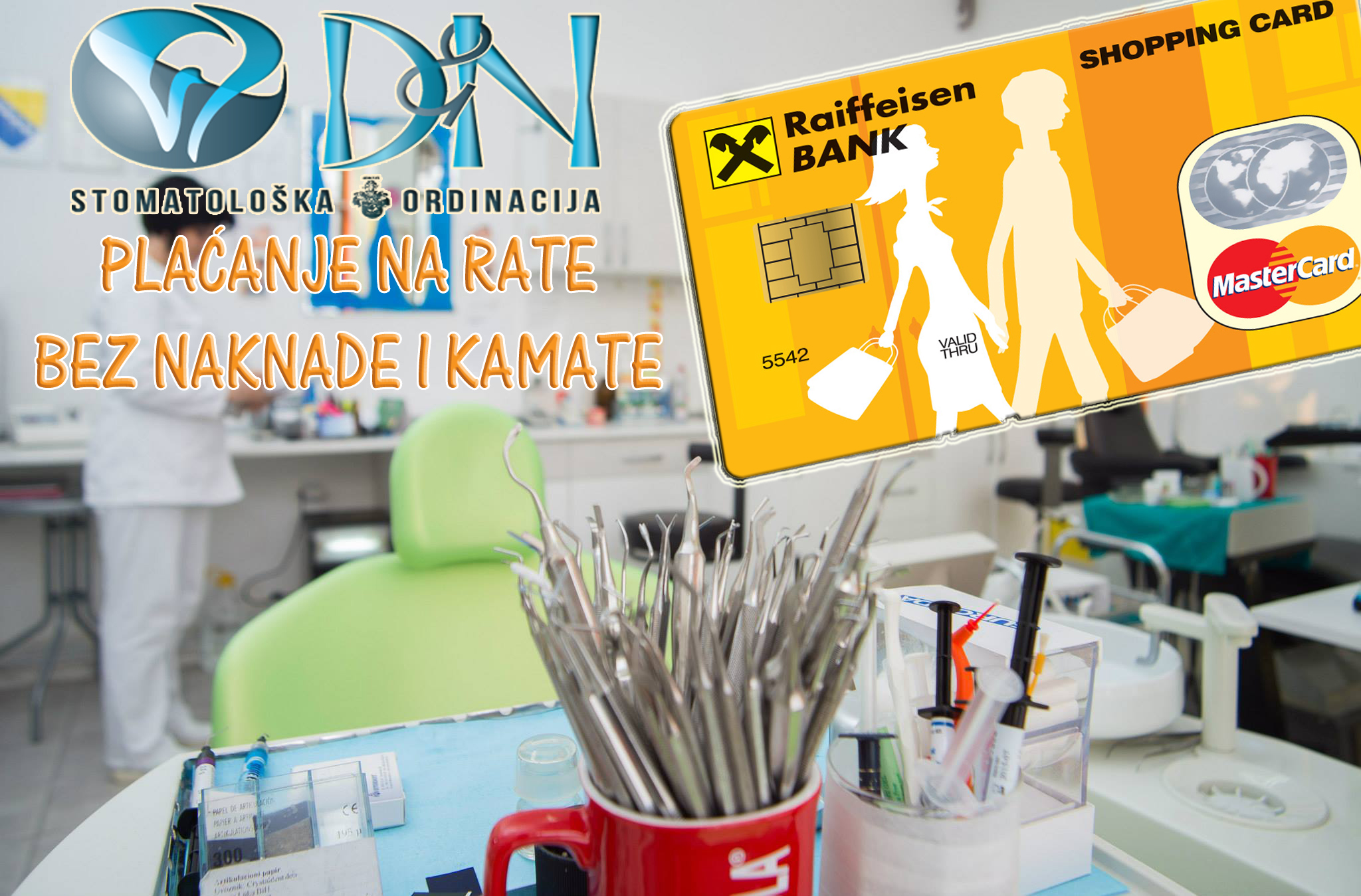 NOVO U STOMATOLOŠKOJ ORDINACIJI D&N: Plaćanje na rate, bez naknade i kamate!