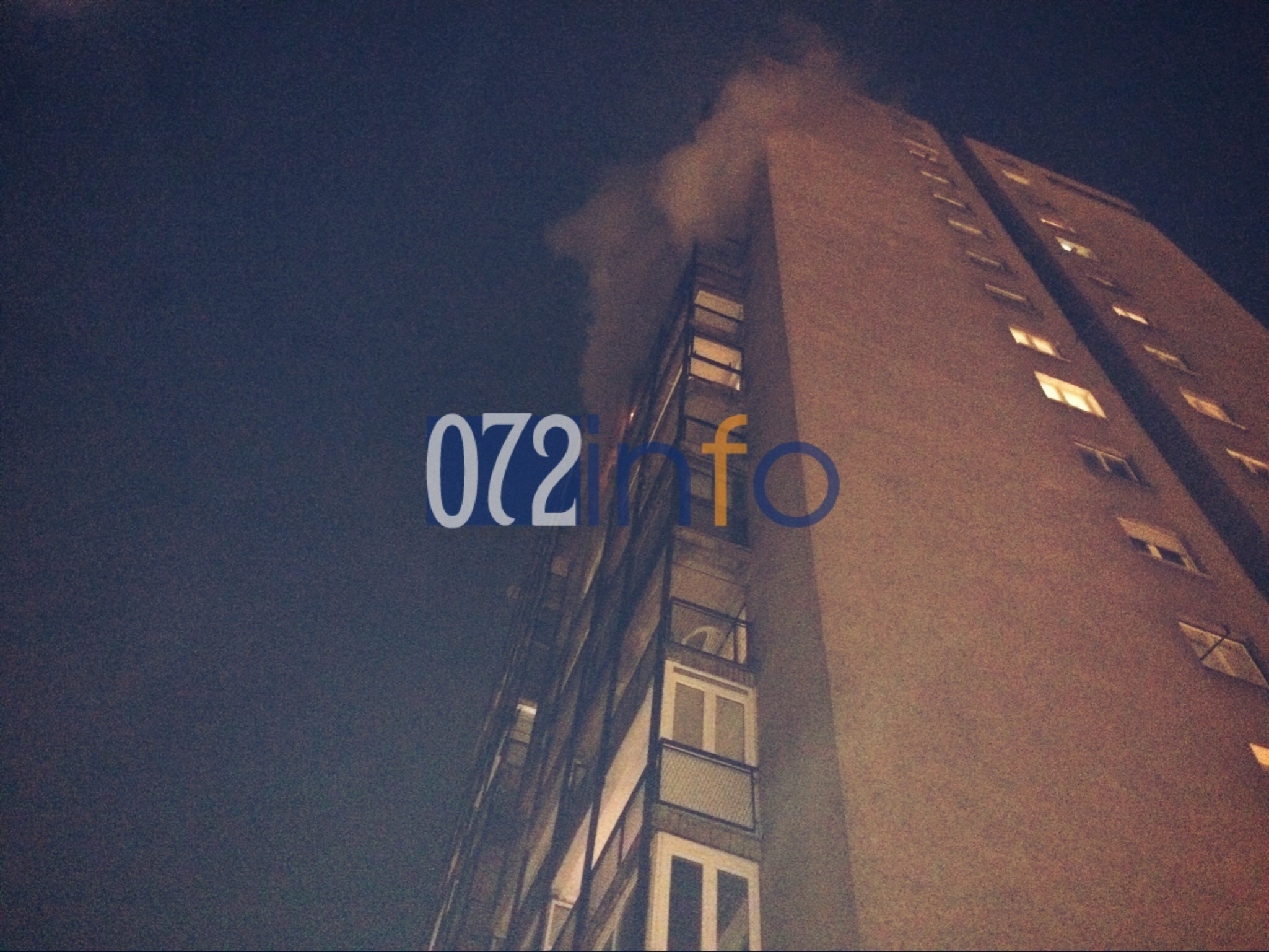 ZENICA: Požar u prvom soliteru na Odmutu (FOTO)