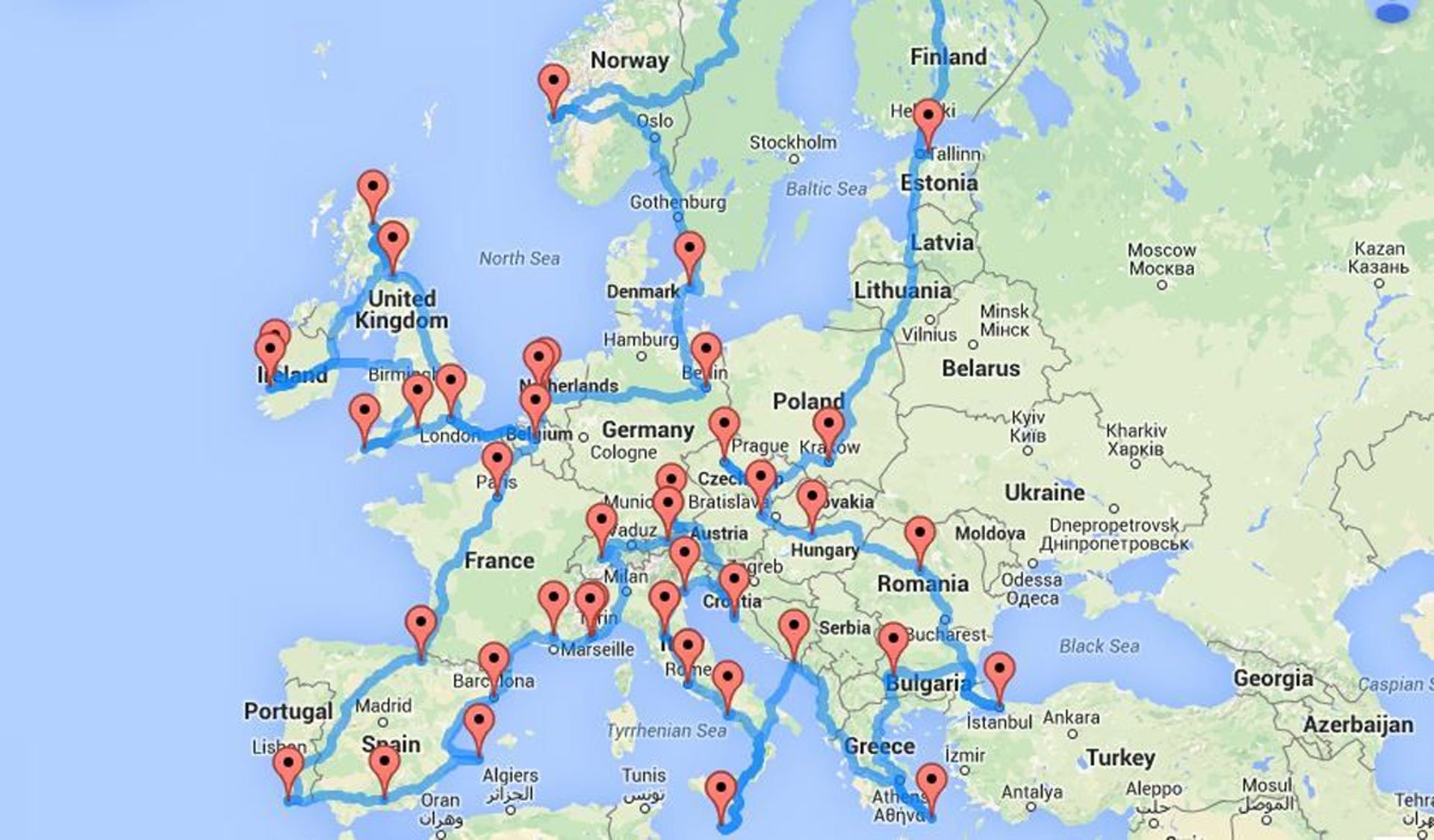 Naučnici napravili mapu idealnog turističkog puta:Pogledajte kako je prošla BiH…