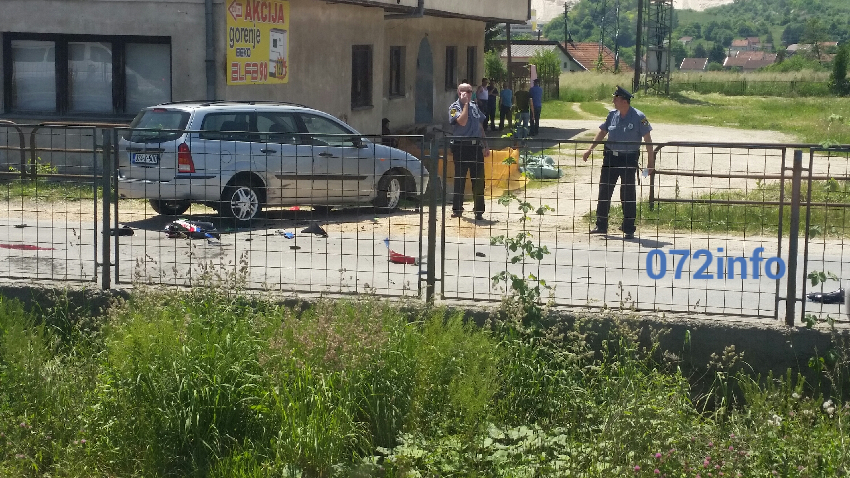 Saobraćajna nesreća na putu Vitez-Travnik (FOTO)