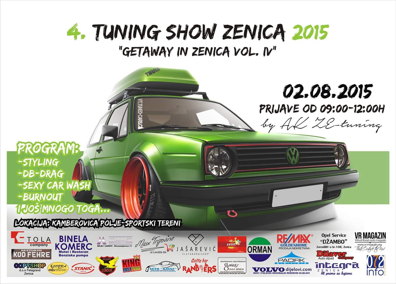 I OVE GODINE BROJNI TAKMIČARI: 4. tuning show “Getaway in Zenica” spreman za početak