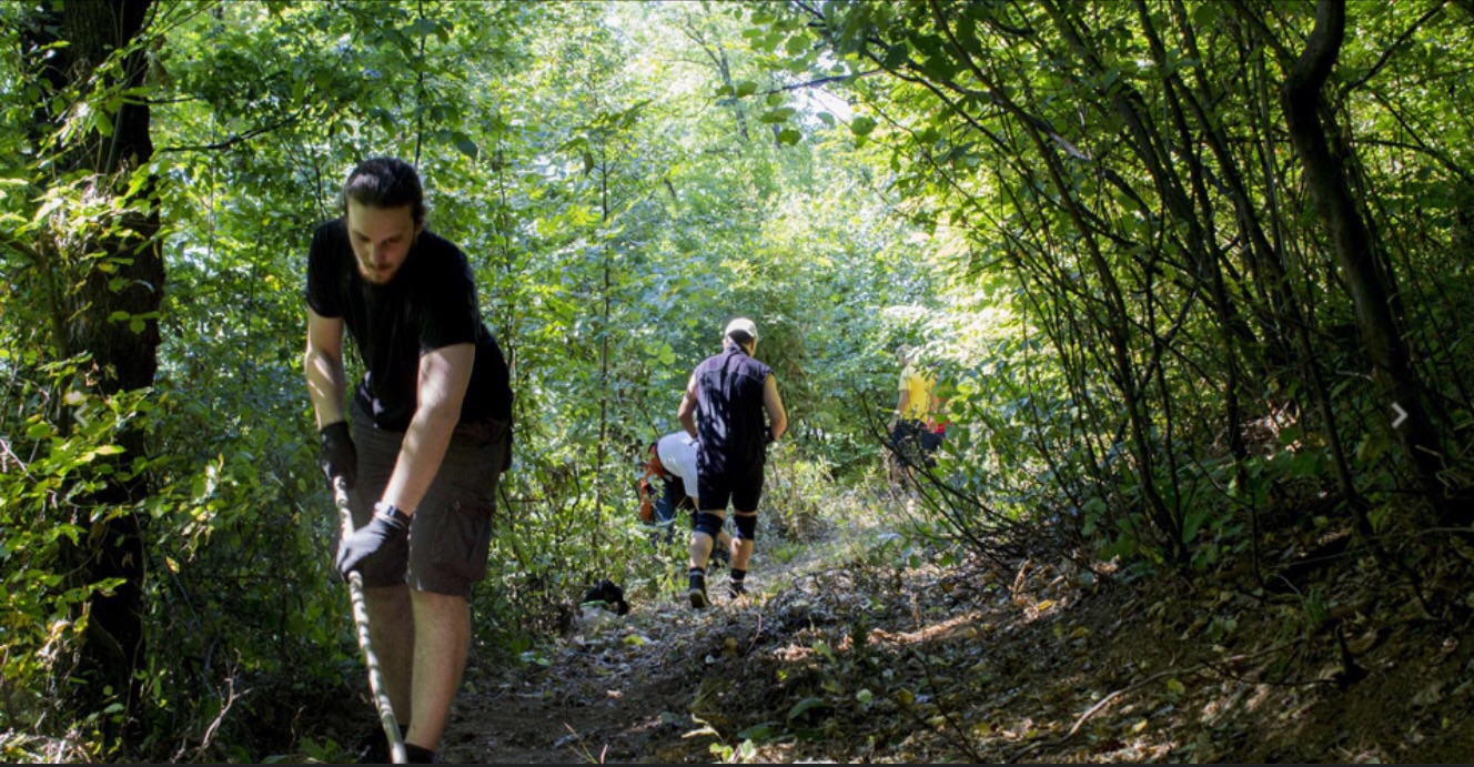 Zeničani uređivali stazu za brdski biciklizam na izletištu Smetovi