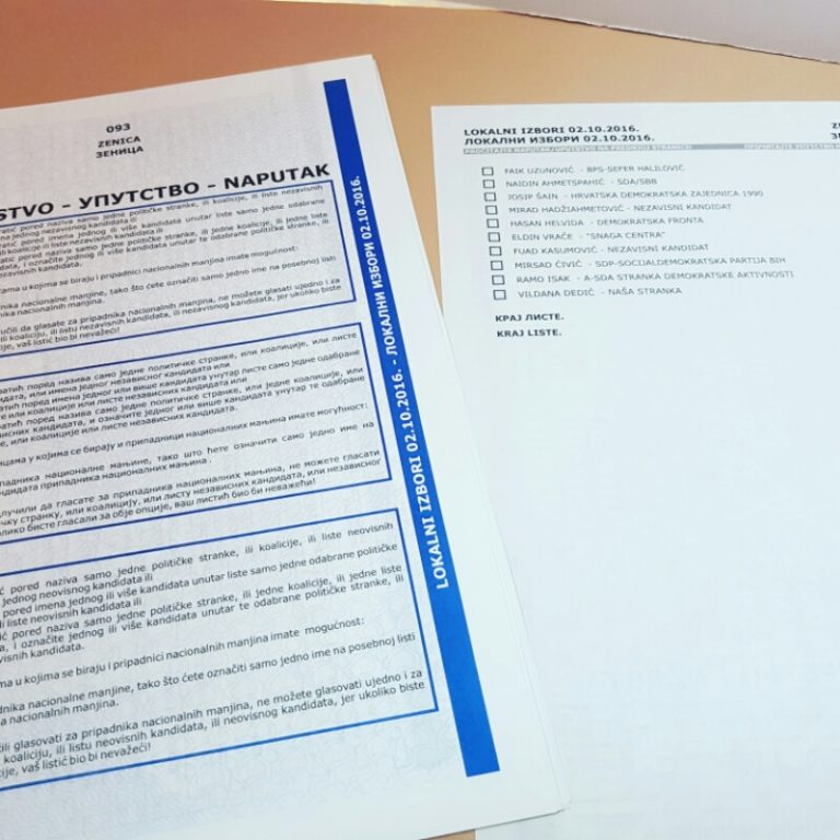 ZENICA Do 11 sati građansko pravo iskoristilo 10.80 % birača