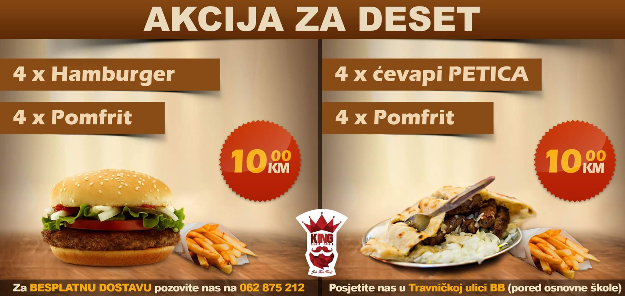 akcija fast food king