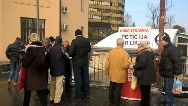 Peticija Naše stranke u Zenici: „Grijanje“ nema pravo tražiti plaćanje računa za ovaj mjesec