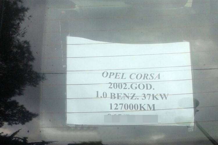 Za “Opel” iz 2002. Trebinjac traži 127.000 KM?!