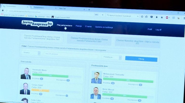 Sada možete direktno utjecati na rad bh. parlamentaraca