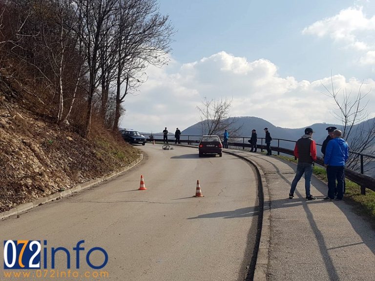 ZENICA: U saobraćajnoj nesreći povrijeđena biciklistkinja (FOTO)