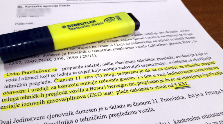 Povećanje registracije za automobile u Federaciji BiH nezakonito!