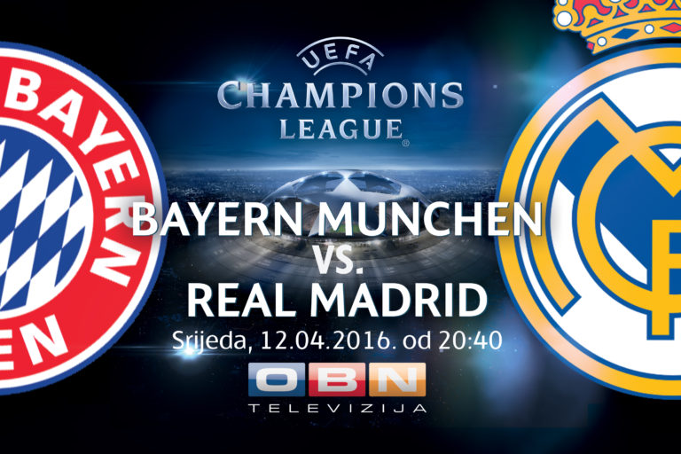 Nogometna poslastica na OBN-u: Bayern Munchen- Real Madrid