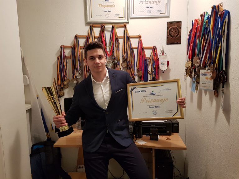 U JUNIORSKOJ KATEGORIJI: Mladi plivač Amar Borić sportista godine u 2017. godini