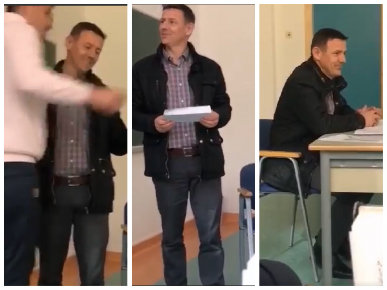 Emotivno: Učenici Behram-begove medrese u Tuzli sakupili novac i iznenadili profesora odlaskom na umru (VIDEO)