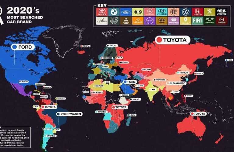 Toyota najpopularniji automobilski brend na Googleu u 2020. godini