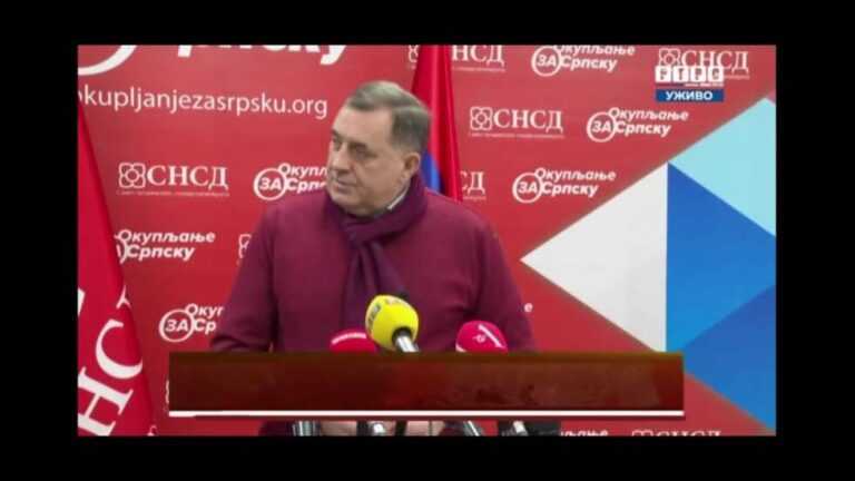 Pogledajte video: RTRS prekinuo utakmicu Rome i Udinezea da bi se uključili na press Milorada Dodika