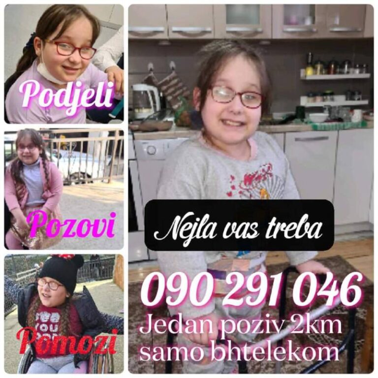 BUDIMO HUMANI: Pomozimo malenoj Nejli da prohoda