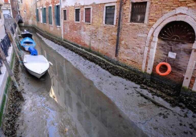 U Veneciji tri mjeseca nakon poplave sada suša