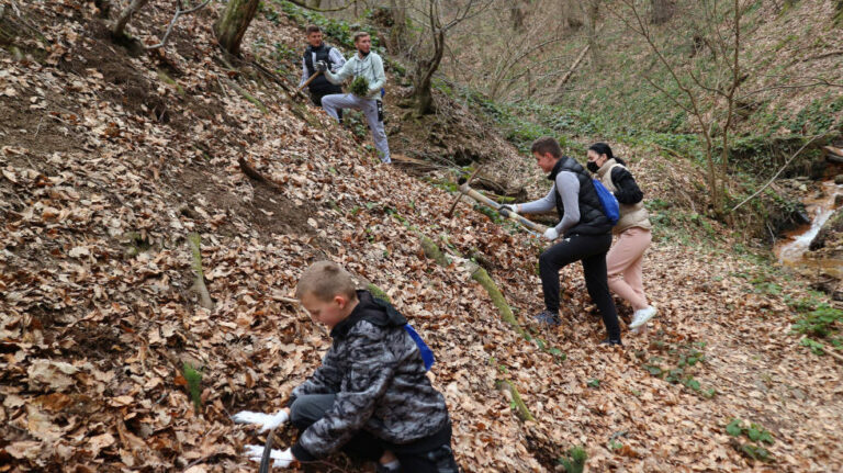 Korisnici internatskog smještaja zasadili 600 sadnica
