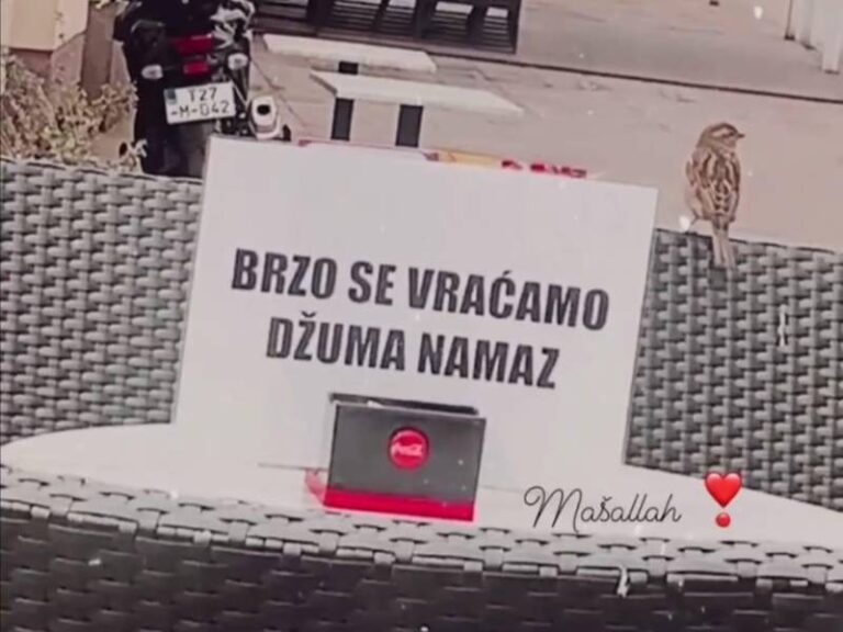 GRAĐANI ODUŠEVLJENI: Slastičarna u Zenici nije radila za vrijeme džuma-namaza