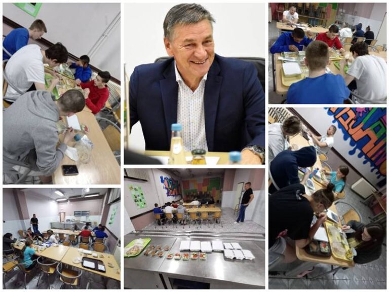 Simbolično za Prvi maj: Kasumović iftarima obradovao štićenike i uposlenike “Dom porodice”