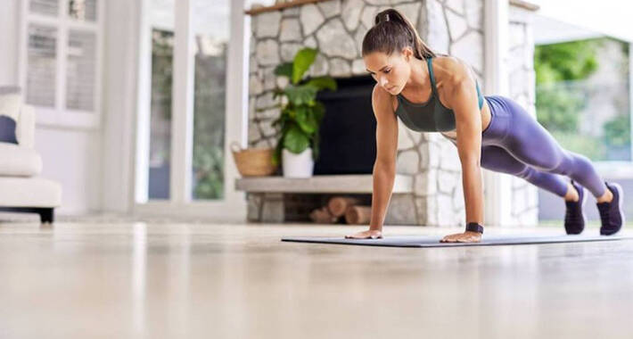 INZ vjezbanje kod kuce ilustracija