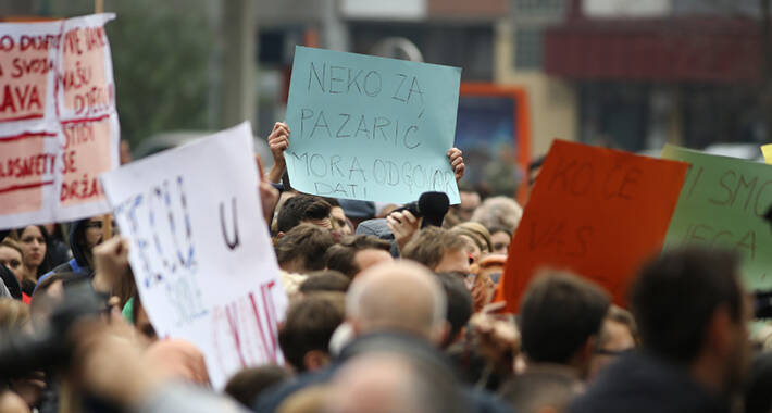 Pazaric protesti
