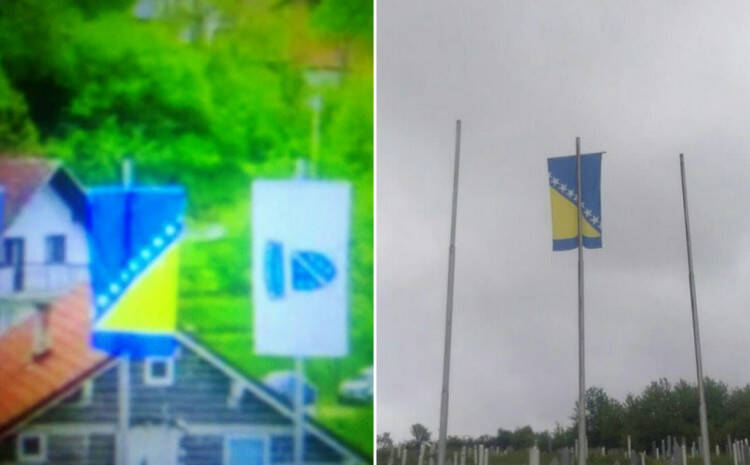 Na šehidskom mezarju nestala zastava s ljiljanima