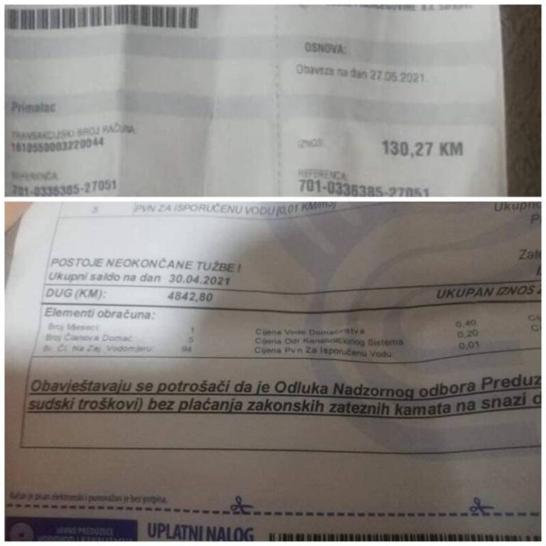 ZENICA: Samohrana majka četvero djece živi od samo 100KM, hrane nema, režije su velike i prijeti joj isključenje struje