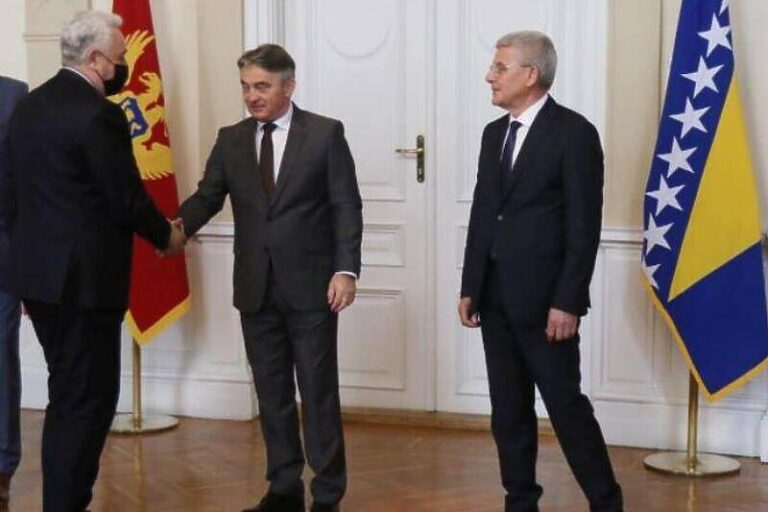 Komšić i Džaferović u Crnoj Gori, danas susreti sa Krivokapićem i Bečićemu