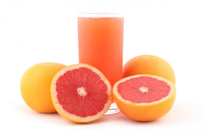 grapefruits and grapefruit juice