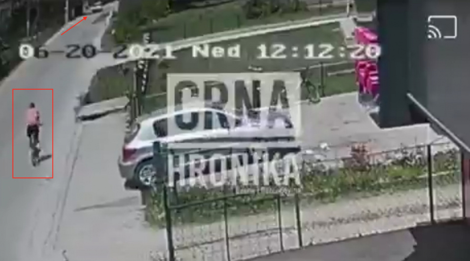 nesreca poljice biciklista