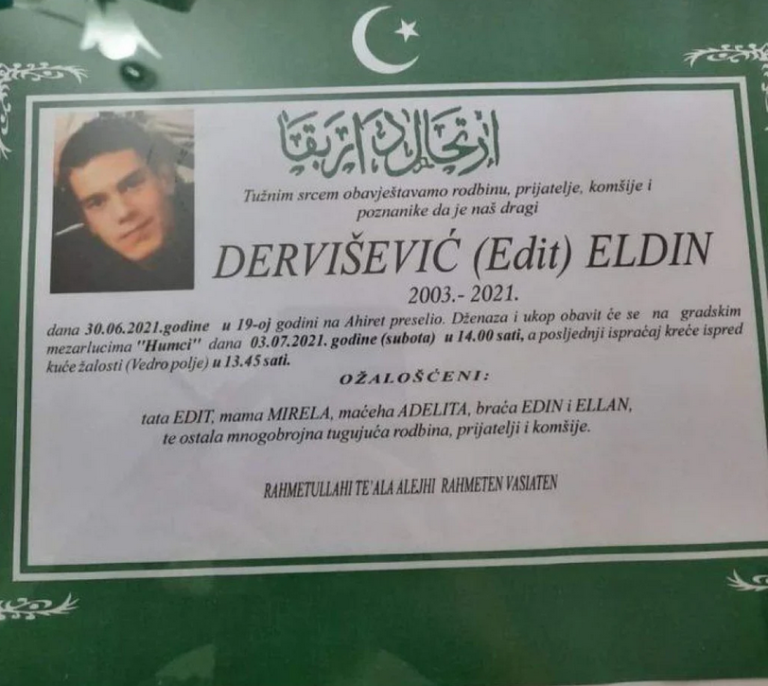 Samo je nestao pod vodom / Ovo je mladić koji se utopio u rijeci Uni: Otišao si, a otišlo je i pola mene zajedno sa tobom