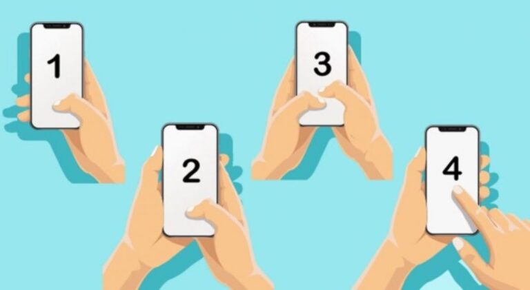 Kako trenutno držite mobitel, odaberite broj i otkrijte šta to govori o vama