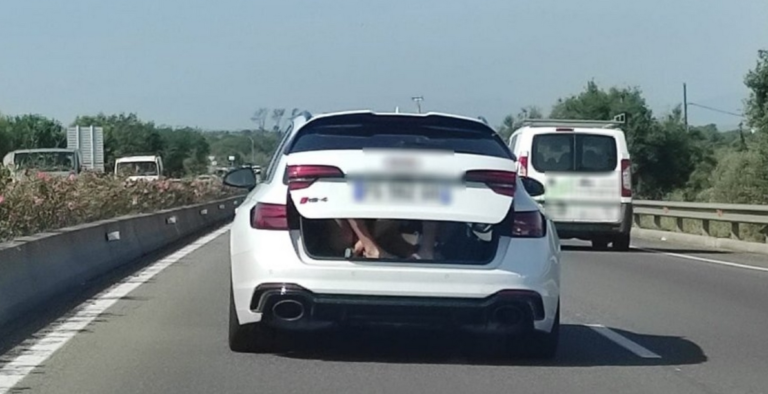 Vozio djecu u prtljažniku, zaustavila ga policija: “Šta sam trebao, u rent-a-caru nisu imali Q7”