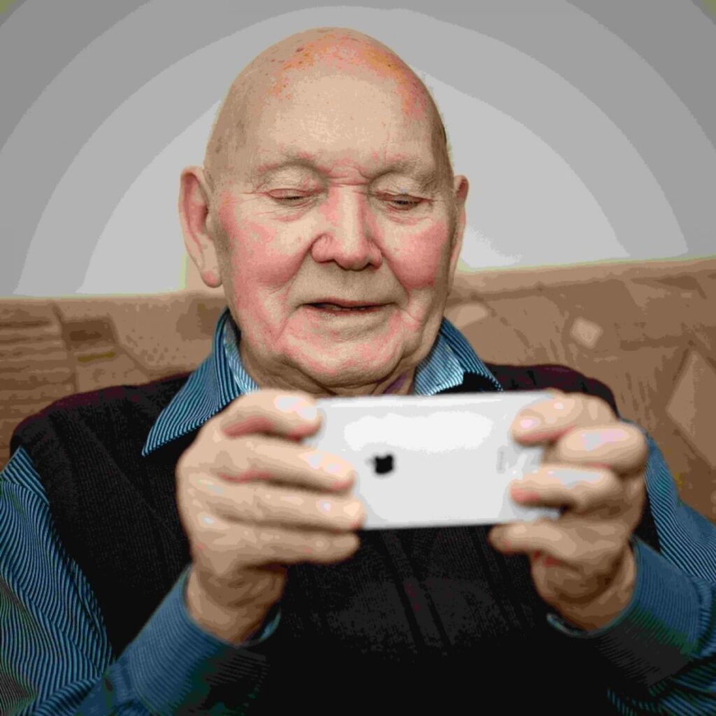 stariji covjek kompjuter ilustracija us aug26