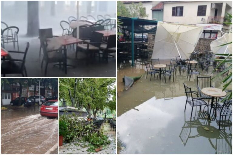 Nevrijeme u bh. gradu: Za 15 minuta palo 45 litara kiše, udari vjetra i do 100 km/h