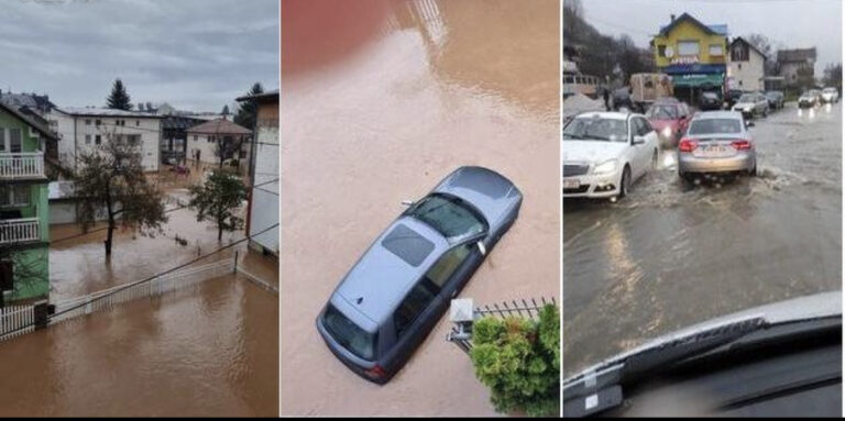 Poplave izazvale brojne probleme u Sarajevu: Kuće pod vodom, obustavljen trolejbuski saobraćaj