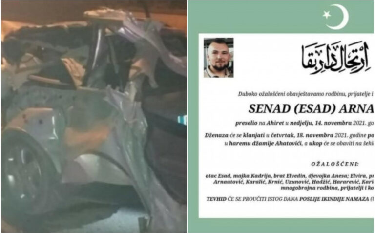 Poznat uzrok smrti: Mladić poginuo u 22. godini, sutra mu je dženaza