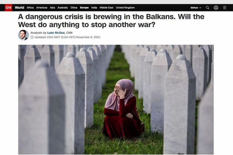 CNN: Bosna i Hercegovina je na ivici sukoba, hoće li Zapad učiniti nešto da zaustavi rat?