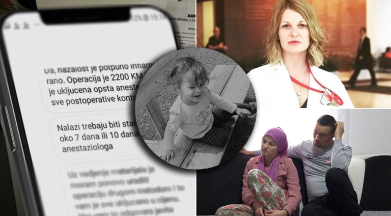 Prepiska dr. Jovanović i porodice Džene Gadžun: “Javite mi što prije”