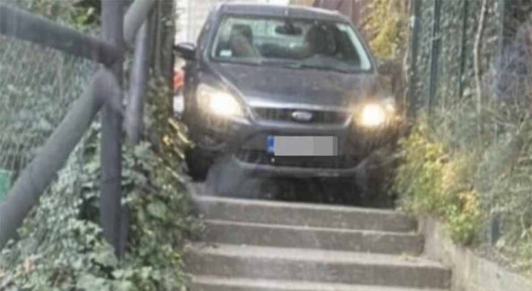 “Da se ja pitam…” Pokušao automobil da “protjera” prečicom (VIDEO)